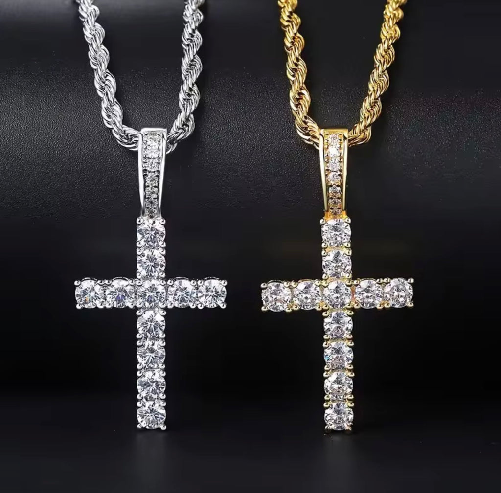 Cross Rope Necklace
