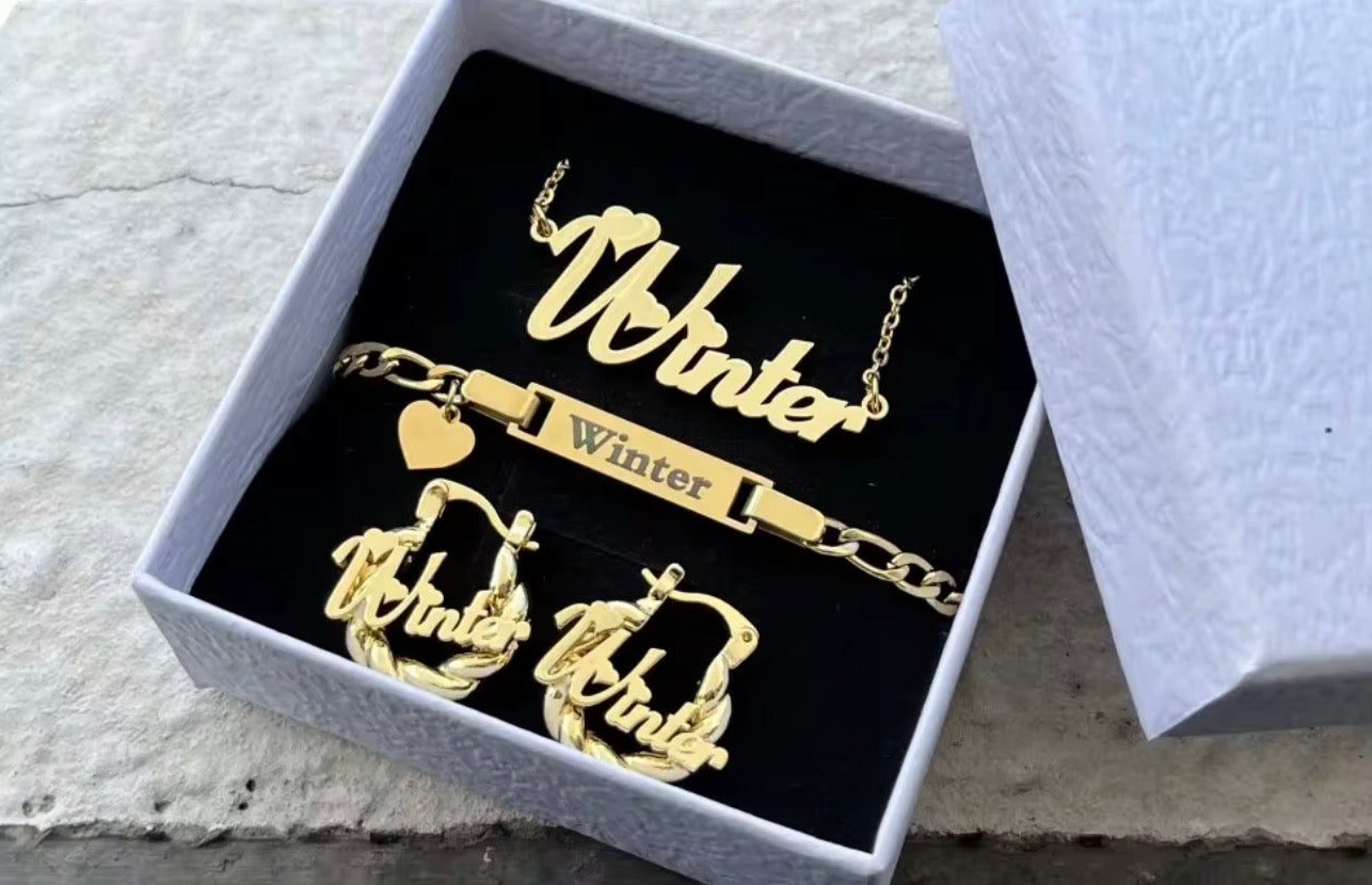 Kids Custom Name Set