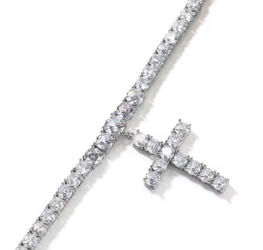 Cross Choker Pendant
