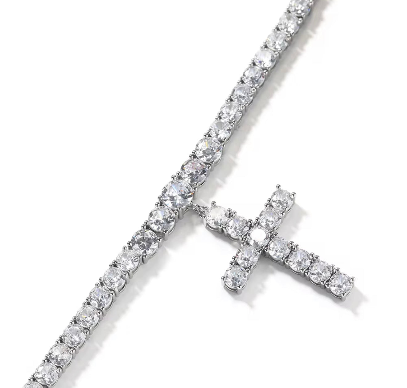 Cross Choker Pendant
