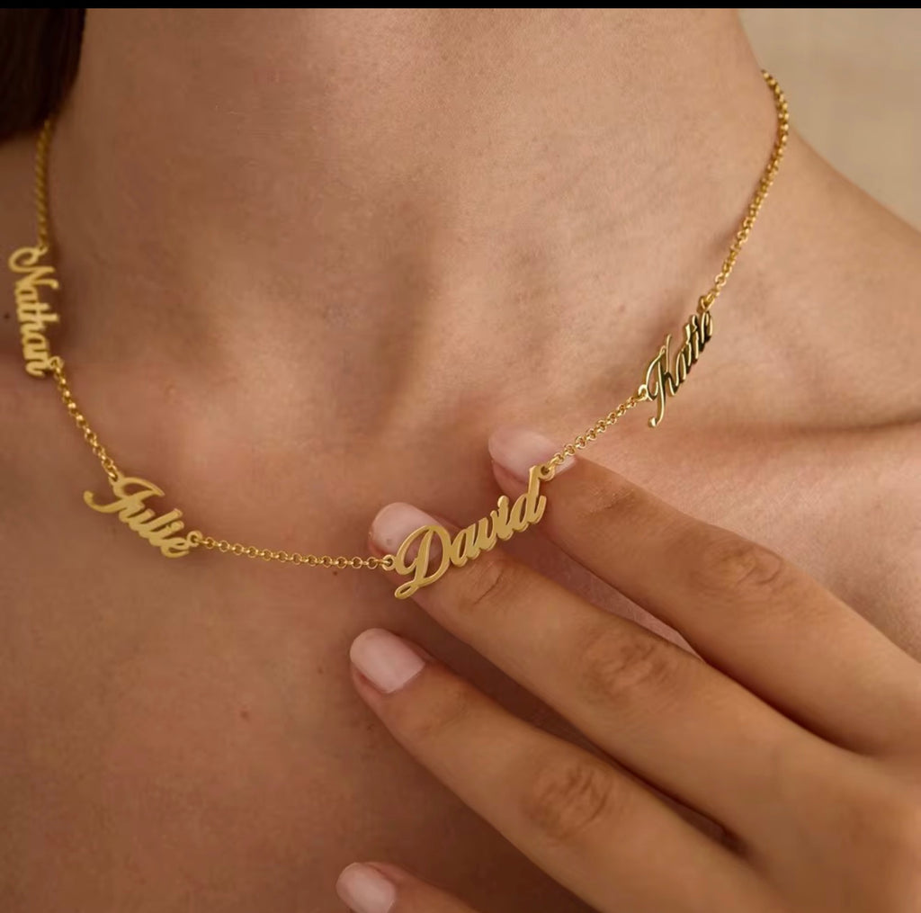 Mothers Multi Name Necklace