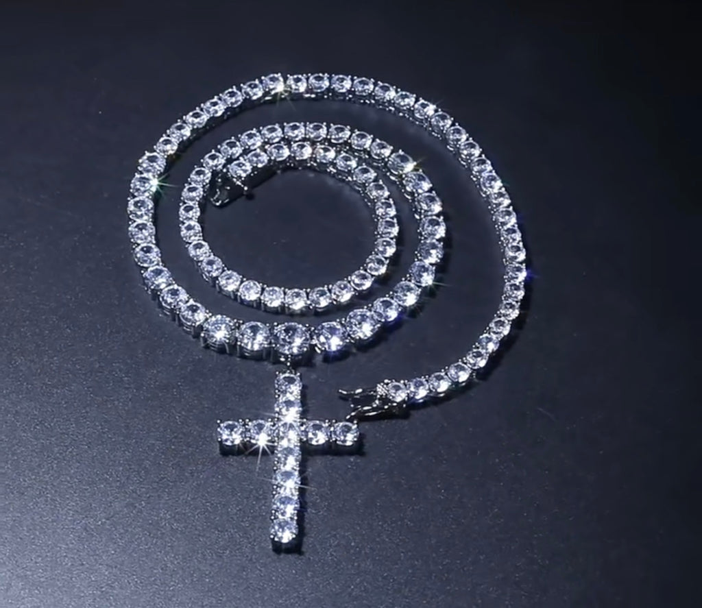 Cross Choker Pendant