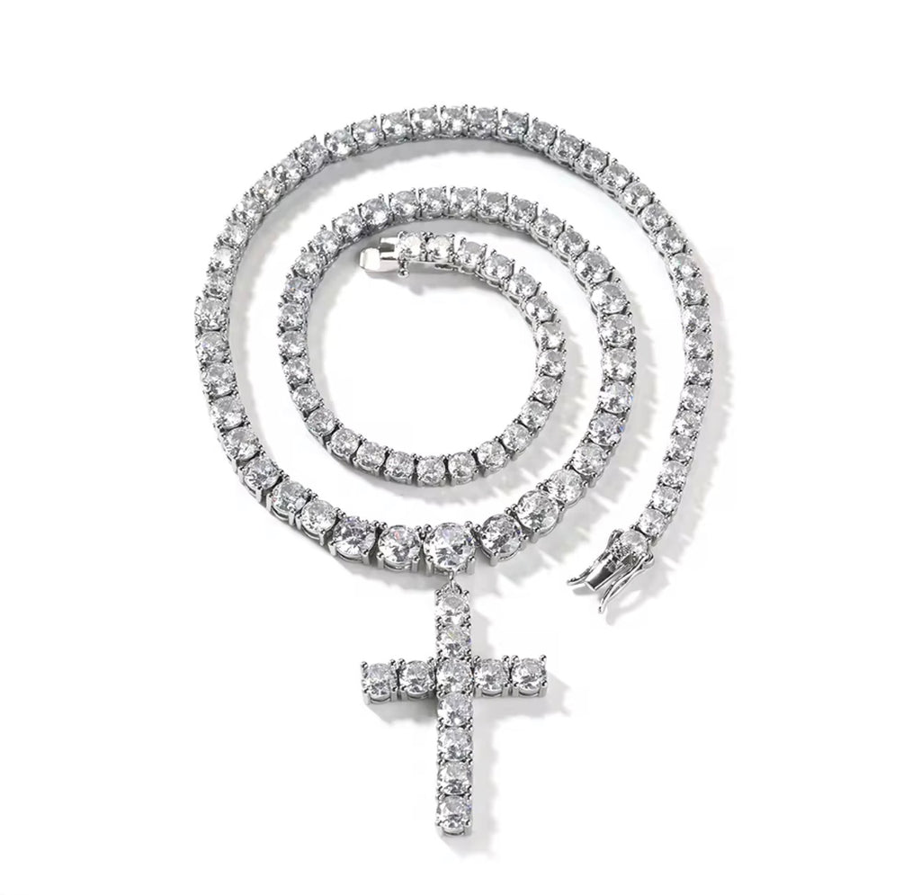 Cross Choker Pendant
