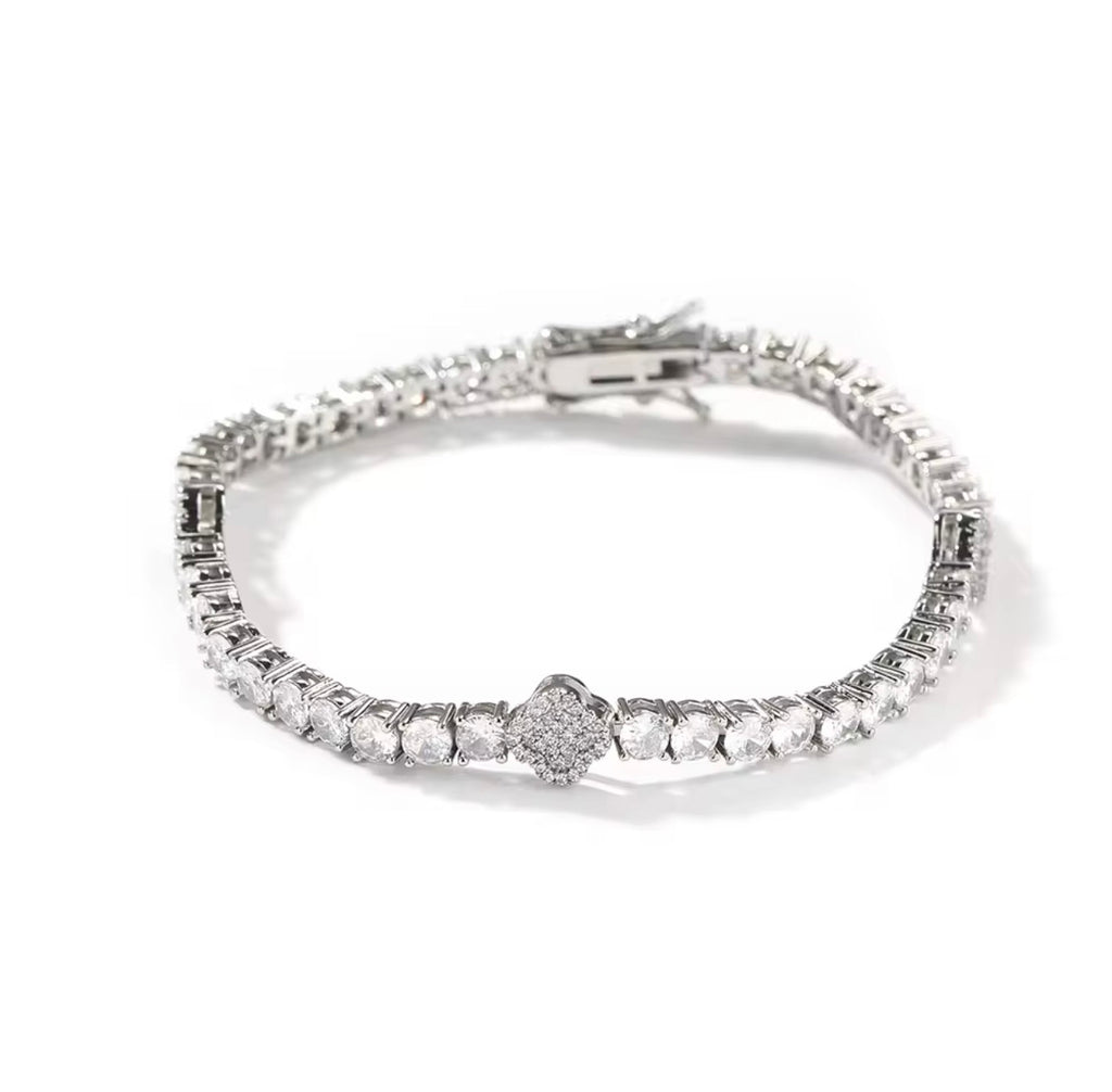 Clover Tennis Bracelet