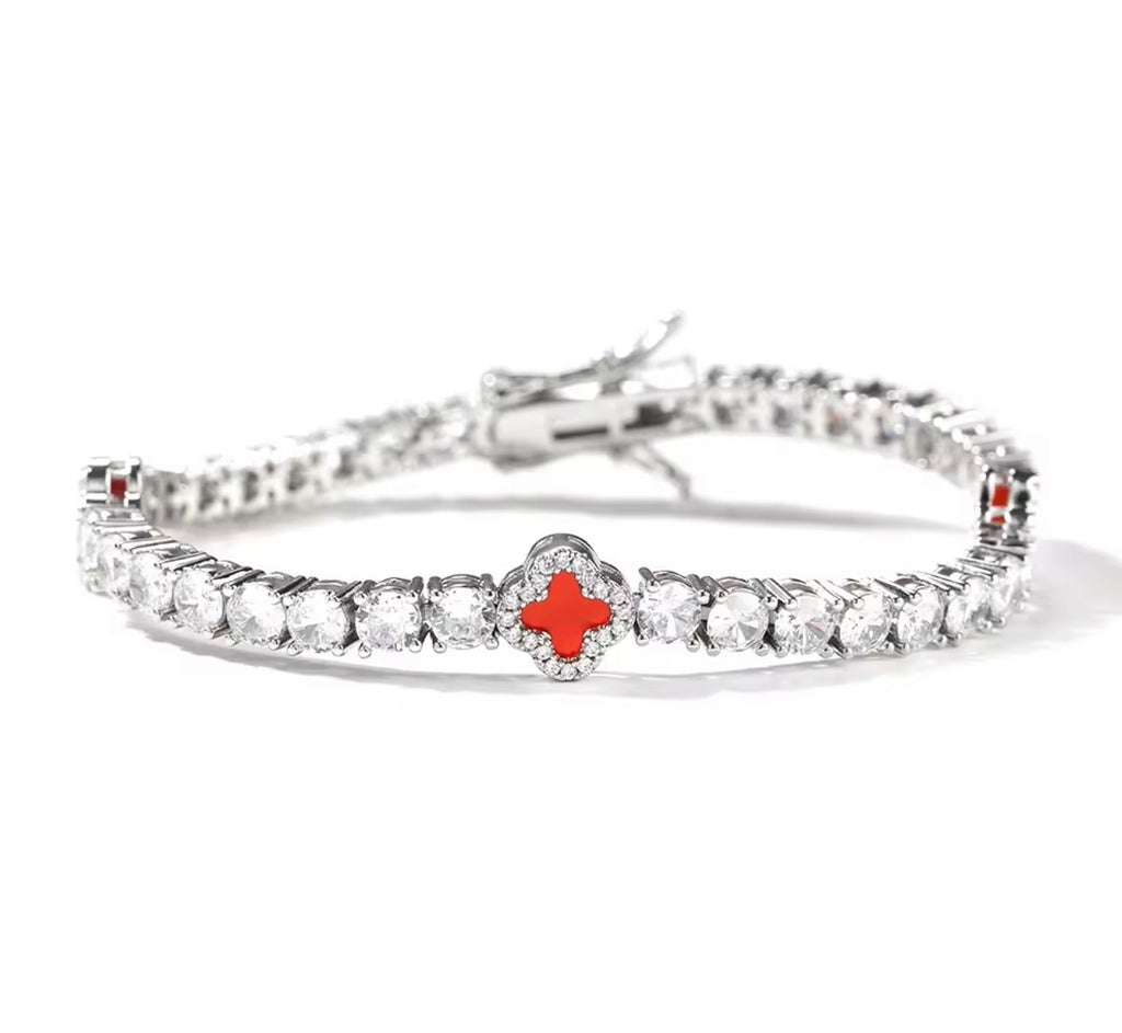Clover Tennis Bracelet