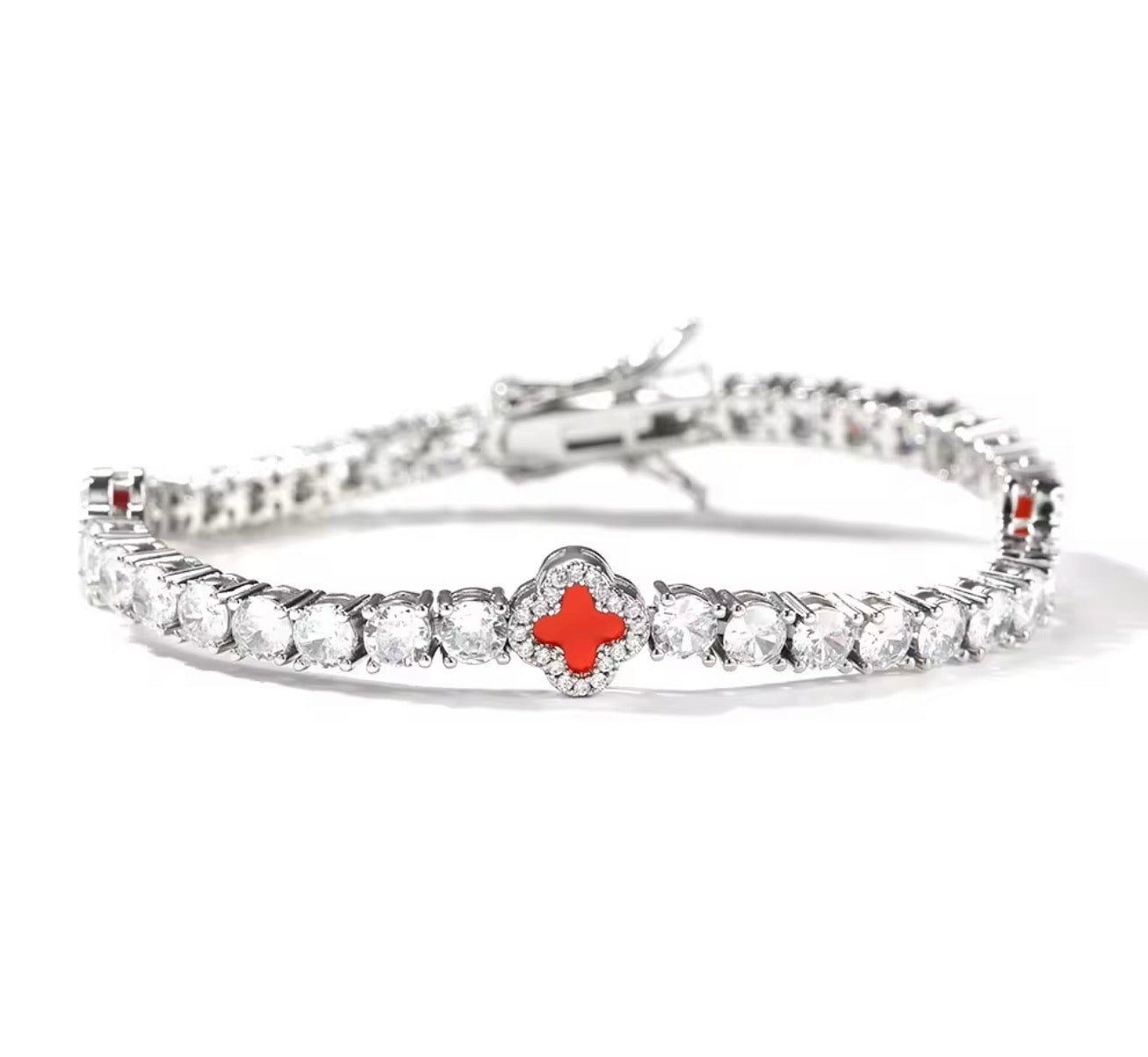 Clover Tennis Bracelet