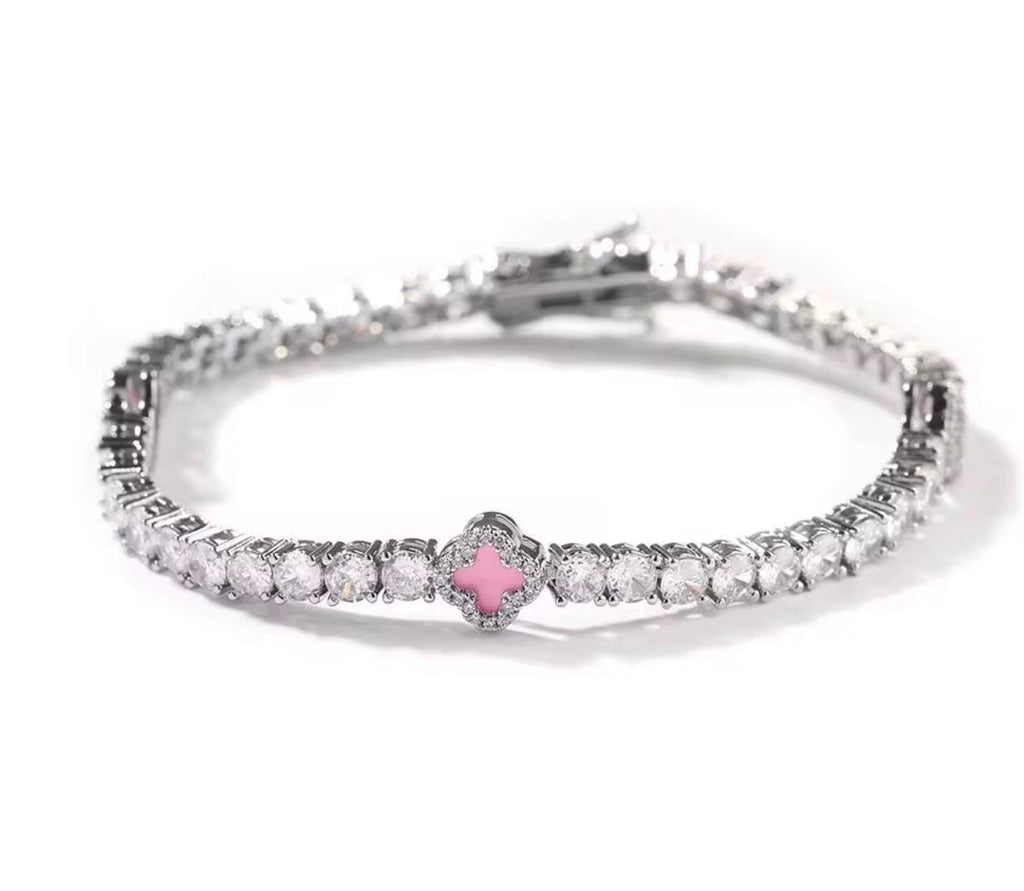 Clover Tennis Bracelet