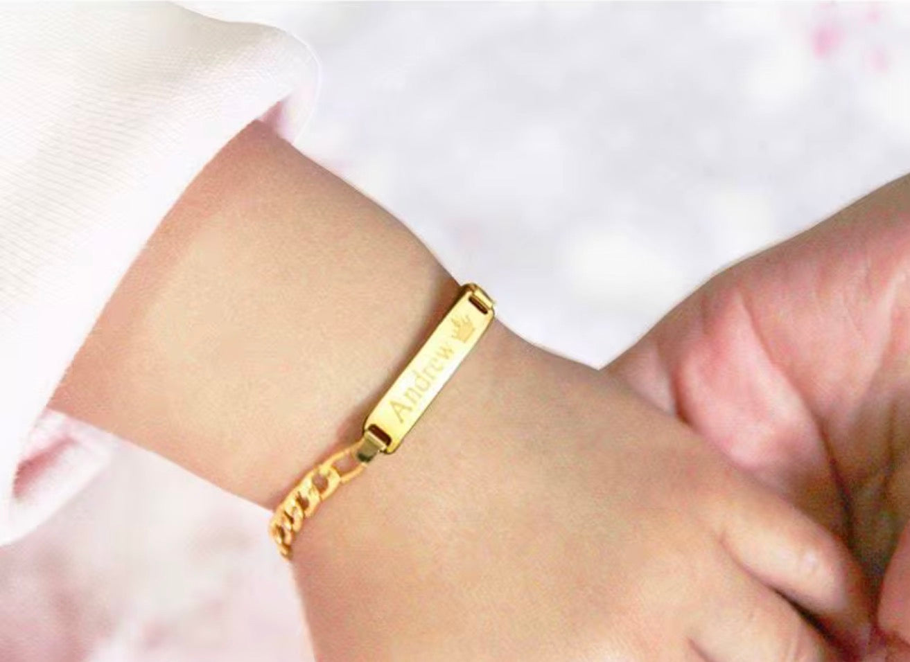 Kids Name Plate Bracelet