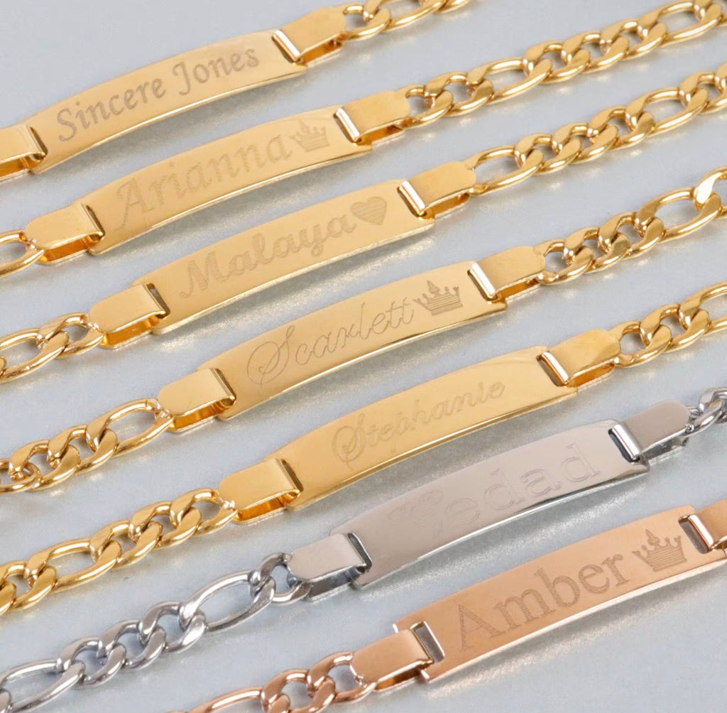 Kids Name Plate Bracelet