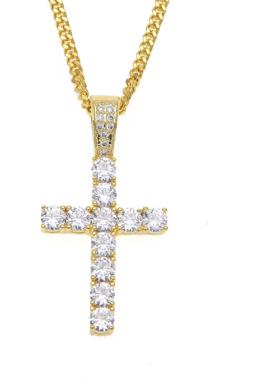 Cross Rope Necklace