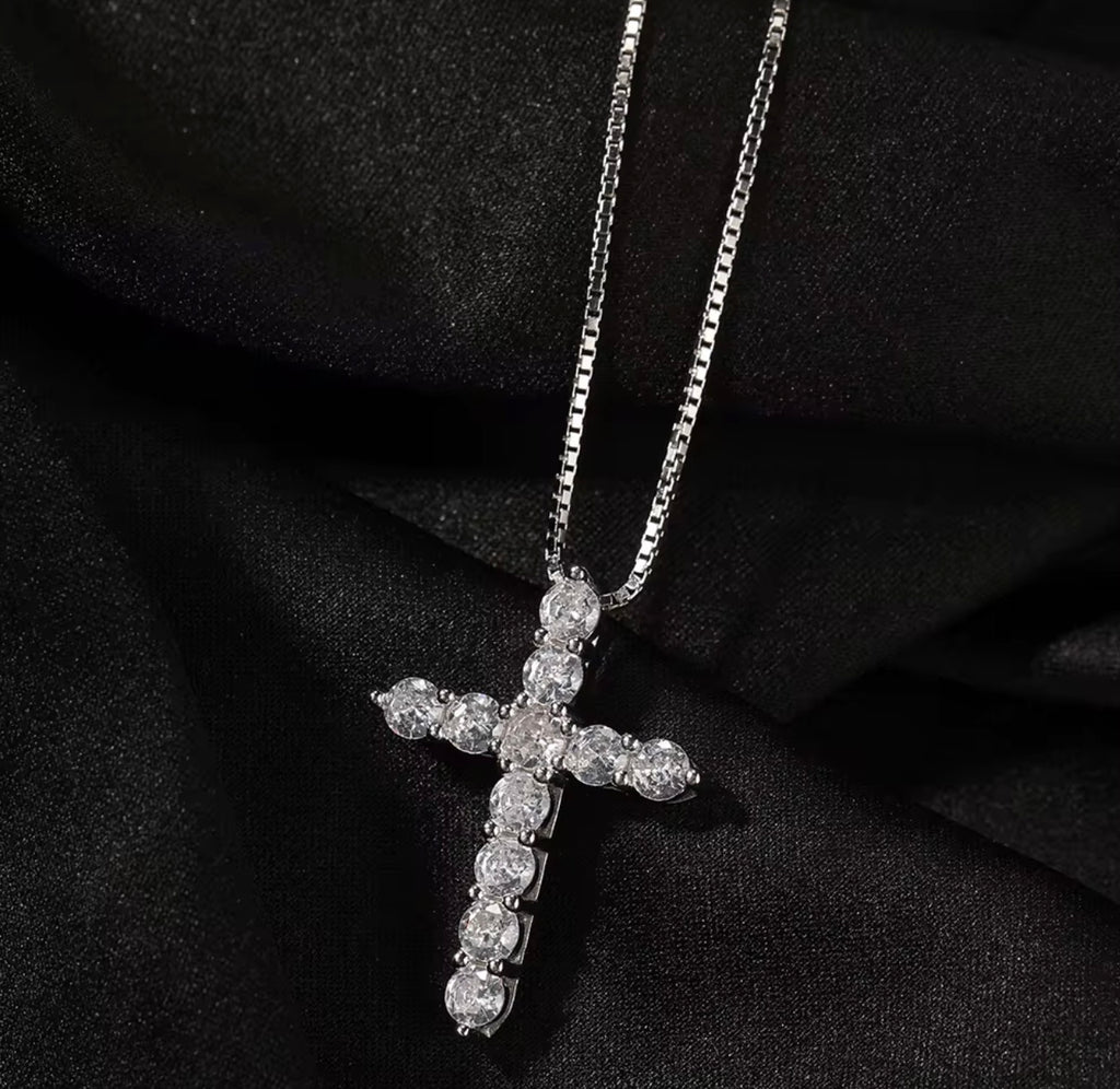 Small Cross Pendant Necklace