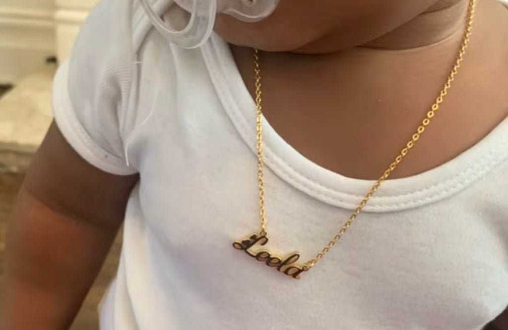 Baby Name Necklace