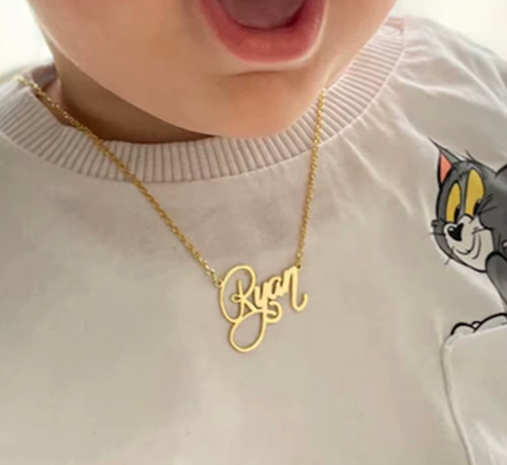 Baby Name Necklace